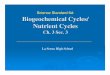 Science Standard 6d: Biogeochemical Cycles/ Nutrient Cyclespenningtonapbiology.weebly.com/.../21339548/biogeochemical_cycle… · Biogeochemical cycles Biogeochemical Cycles , or