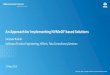 An Approach for Implementing NVMeOF based Solutions - TCS... · An Approach for Implementing NVMeOF based Solutions Sanjeev Kumar Software Product Engineering, HiTech, Tata Consultancy