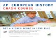 AP European History Crash Coursemprapeuro.weebly.com/uploads/2/9/3/0/29308547/ap-euro-crash-cou… · CRASH COURSE HISTORY Lorry Krieger GET A HIGHER SCORE IN TIME - A complete AP