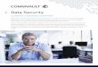 Data Security - Omnia SECTOR/Supplier Info… · Data Security A COMMVAULT ENGINEERING WHITE PAPER Enterprise security, governance and compliance is a major concern to most organizations,