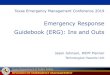 Emergency Response Guidebook (ERG): Ins and Outs Trainin… · What is the ERG? • The Emergency Response Guidebook 2016 (or, ERG 2016) is a guidebook for use by first responders