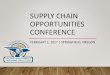 SUPPLY CHAIN OPPORTUNITIES CONFERENCE PowerPoint_Springfield 2017.pdf · COMPANY OVERVIEW • Erickson is the largest global provider of utility helicopter solutions —Market leading