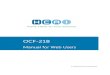 Manual for Web Users - HCAI Info€¦ · The OCF-21B in HCAI is organized under five tabs. These tabs reflect the parts of the paper OCF-21B form and include similar sections. To