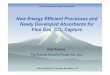 New Energy Efficient Processes and Newly Developed ... - K… · New Energy Efficient Processes and Newly Developed Absorbents for Flue Gas CO2Capture Koji Kadono The Kansai Electric