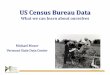 US Census Bureau Data - University of Vermont€¦ · US Census Bureau Data What we can learn about ourselves Michael Moser Vermont State Data Center. uvm.edu/crs •Data collection