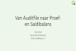 Van Auditfile naar Proef- en Saldibalans · Van Auditfile naar Proef-en Saldibalans Frans Bus Quse Excel Solutions frans.bus@quse.nl