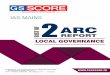 ARC Local Governance - IAS Score · governing local bodies in both urban and rural areas of the country. However, despite the constitutional mandate, the growth of self-governing