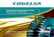 CATÁLOGO DE PRODUCTOS - COGELSA · lubricación de larga duración de engranajes sinfín, sistemas de circulación, rodamientos a alta temperatura (hasta 200ºC). Synthetic lubricants