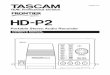 Portable Stereo Audio Recorder - TASCAM · project is created, you have the option to choose the current system settings for the project or use a proj-ect template. These settings