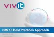 OMi 10 Best Practices Approach - cdn.ymaws.com€¦ · © Copyright 2015 Vivit Worldwide Other Factors Control Objectives - Without sufficient controls and associated measurements