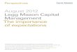 August 2012 Legg Mason Capital Management The importance ... · Management The importance of expectations ... some sources that reflect the consensus of the financial community. The