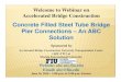 Concrete Filled Steel Tube Bridge Pier Connections …...2016/06/16  · Today’s Webinar ABC Announcements (10 minutes) Featured Presentation (40 minutes)Concrete Filled Steel Tube