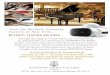 TOURS AVAILABLE BY RESERVATION Tuesday 11 AM w Thursday ... · an unforgettable tour of the historic STEINWAY & SONS factory...the place where the world’s finest pianos are made