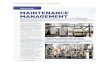 Industrial Maintenance Engineer November 2017 · Industrial Maintenance Engineer – Nov/Dec 2017 . CMMS SPOTLIGHT MAINTENANCE MANAGEMENT Efficient production requires afirst-class