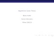 Algorithmic Game Theory - Goethe University Frankfurtalgo.cs.uni-frankfurt.de/lehre/agt/winter1920/folien/intro.pdf · Algorithmic Game Theory Author: Martin Hoefer[0.5cm] General