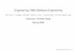 Engineering 7893 Software Engineeringavardy/courses/se/notes/intro.pdf · Object-oriented design (UML, design patterns) Engineering 7893 Software Engineering Œ p.2/10. Admin 