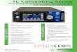 TC Laboratory Series - Wavelength Electronics€¦ · TC Laboratory Series Ultra-stable Temperature Controller Instrument with IntelliTune® PID Control TCAE INTUITIVE USER TOUCH