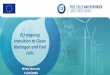 EU ongoing transition to Clean Hydrogen and Fuel …...include clean hydrogen, fuel cells and other alternative fuels, energy storage. Partnerships with industry & Member States will