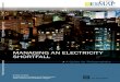 MANAGING AN ELECTRICITY SHORTFALL - World Managing an Electricity Shortfall 3. of measures that can