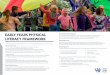 EARLY YEARS PHYSICAL LITERACY FRAMEWORK...EARLY YEARS PHYSICAL LITERACY FRAMEWORK In 2019 the Chief Medical Officer (CMO) set out the recommended levels of physical activity for 0-5
