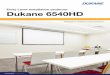 Entry Level Installation projector Dukane 6540HD · a presentation, the 6540HD can deliver a solution. Using the presentation conversion software included with your projector, simply