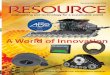 Congratulations, AE50 Winners resource 2014.pdf · 2 January/February 2014 RESOURCE from the President events calendar ASABE CONFERENCES AND INTERNATIONAL MEETINGS To receive more
