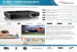 Bright 1080P projection - Optoma (USAmarketing.optomausa.com/PDFs/Datasheets/Optoma_HD... · Bright 1080P projection HD143X Bring the cinematic experience into your home with the