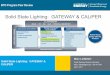 Solid State Lighting: GATEWAY and CALiPER...GATEWAY Approach – cont’d Municipal Solid-State Street Lighting Consortium (MSSLC) • ID information gaps and project needs via workshops