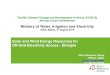 Ministry of Water, Irrigation and Electricity · waste, bamboo, agri-process waste, landfill, wastewater Overview of the Off-Grid Energy Sector - Ethiopia. Overview of the Off-Grid