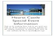 Hearst Castle Special Event Informationhearstcastle.org/wp-content/uploads/HC-event-brochure-v2.pdfHearst Castle Special Event Information Thank you for considering Hearst Castle for