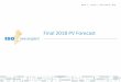 Final 2018 PV Forecast - ISO New EnglandFinal 2018 PV Forecast ISO-NE PUBLIC 2 Outline • Background & Overview • Distribution Owner Survey Results • Forecast Assumptions and