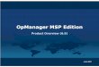 OpManager MSP Edition · Server Management • Take control of your server availability and performance • Identify busy and overloaded servers • Identify which servers can host
