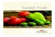 Garden Fresh - Burpee Home Gardens · disease, and include organic matter appropriate to the particular vegeta - bles and herbs you wish to grow. If you get confused or feel in a