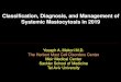 Classification, Diagnosis, and Management of Systemic ... · Classification, Diagnosis, and Management of Systemic Mastocytosis in 2019 Yoseph A. Mekori M.D. The Herbert Mast Cell