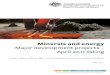 Minerals and energy Major development projects – April ...data.daff.gov.au/.../MEprojectsApril2011_REPORT.pdf · Minerals and energy major development projects – April 2011 listing