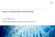 Science, patient benefits, and productivity3).pdf · Science, patient benefits, and productivity Dr. Alan Hippe, CFO Jefferies 2019 Healthcare Conference New York, June 2019 ... Total