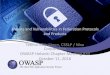 Teemu Kääriäinen, CSSLP / Nixu Corporation OWASP Helsinki ... · – E.g. Google and Microsoft Account are OpenID Connect Identity Providers. Facebook is an OAuth 2.0 authorization