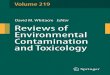 Reviews of Environmental Contamination and Toxicology · 2016-02-09 · Reviews of Environmental Contamination and Toxicology 5115 Bunch Road Summerﬁeld, North Carolina 27358, USA