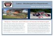 2015 Annual Report - Camas · portunities to experience live fire situations over sev-eral months. By now, all Washingtonians remember the disastrous wildfires experienced all over