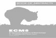 2 TH - Start · 2019-12-23 · 2 ˜ TH OPEAN ONGRESS AMMALOGY EDITOR: Borowski Z. (ed) 2019. The 8th European Congress of Mammalogy – Book of Abstracts (liczba stron) ISBN ORGANIZERS: