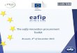 The eafip innovation procurement Toolkit - Choose your languageec.europa.eu/information_society/newsroom/image/document/2015-… · Pending process on analysing contracting authorities