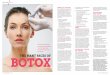 HEALTH VIEW - Dr. Sid Solomon · 2019-01-10 · GRINDING TEETH AT NIGHT Botox is promising in assisting patients with mild to severe brux-ism—one of the most common symp-toms of