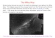 The Milky Way - UVicsara/A102/mw.pdf · The Milky Way Almost every star we can see in the night sky belongs to our galaxy, the Milky Way. The Galaxy acquired this unusual name from