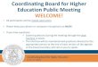 Coordinating Board for Higher Education Public …...Coordinating Board for Higher Education June 17, 2020 Report of the Commissioner Promoting DHEWD Statewide Department staff collaborate
