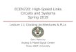 ECEN720: High-Speed Links Circuits and Systems Spring 2019ece.tamu.edu/~spalermo/ecen689/lecture11_ee720_clocking... · 2019-03-28 · • Used in fast memories, internal system interfaces,