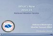 PowerPoint Presentation - National Weather ServiceOutline •What’s New •Other Discussion Topics National Weather Service Baltimore/Washington New for 2014-15 Winter 
