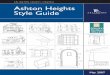 ARLINGTON COUNTY, VIRGINIA Ashton Heights Style Guide · 2018-09-16 · May 16, 2007 Dear Ashton Heights Home Owners and Residents: After many years of planning, writing, and editing,