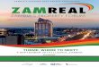 4 SEPTEMBER 2019 LUSAKA, ZAMBIA - Zamreal · Be at the forefront of real estate news and insights impacting Africa’s property markets Acquire best practice global solutions adapted