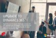 UPGRADE TO DYNAMICS 365 - Redspire Sales Navigator, providing social selling opportunities, routes to