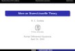 More on Sturm-Liouville Theory - Trinity Universityramanujan.math.trinity.edu/.../s14/m3357/lectures/lecture_4_15_slide… · A Sturm-Liouville equation on an interval: (p(x)y′)′